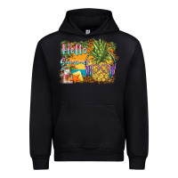 Foreset Green hello summer pineapple Urban Hoodie - BarkalooDesign
