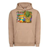 Pigment Burro hello summer pineapple Urban Hoodie - BarkalooDesign