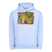 Pigment Grape Ice hello summer pineapple Urban Hoodie - BarkalooDesign
