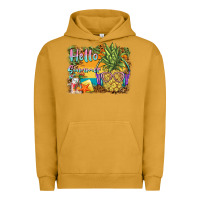 Pigment Peanut Butter hello summer pineapple Urban Hoodie - BarkalooDesign