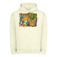 Pigment Pistachio hello summer pineapple Urban Hoodie - BarkalooDesign