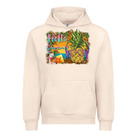 Sandshell hello summer pineapple Urban Hoodie - BarkalooDesign