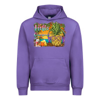 Tulip hello summer pineapple Urban Hoodie - BarkalooDesign