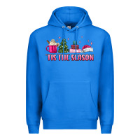 True Royal tis the season pink christmas Premium Hoodie - MaliasSmallBusiness