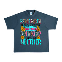 Midnight Navy remember when i asked for your opinion Urban Heavy Tee - Zillion Design Studio
