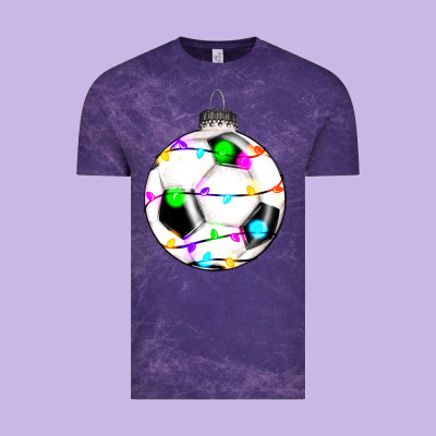 Christmas Soccer Vintage Tee Designed By Ranaportraitstore