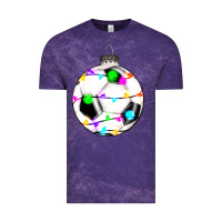 Cloud Purple Christmas soccer Vintage Tee - RanaPortraitStore