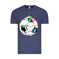 Vintage Denim Christmas soccer Vintage Tee - RanaPortraitStore