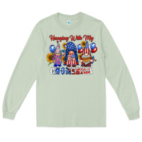 Matcha hangin with my gnomerica Long Sleeve Tee - RacoonDesign