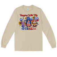 Mushroom hangin with my gnomerica Long Sleeve Tee - RacoonDesign