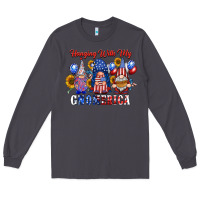 Smoke hangin with my gnomerica Long Sleeve Tee - RacoonDesign