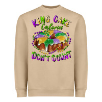 Mushroom mardi gras king cake calories don't count Heavyweight Sweatshirt - RanaPortraitStore