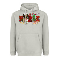 Moon Dust Christmas Nurse Heavyweight Hoodie - NancyCooperArtShop