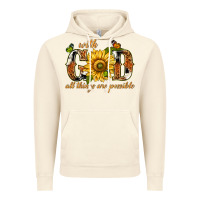 Vintage Artic With god all things are possible with sunflower Vintage Hoodie - texasbilliewilder