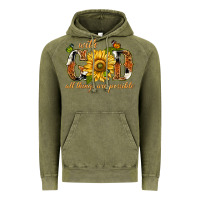 Vintage Olive With god all things are possible with sunflower Vintage Hoodie - texasbilliewilder