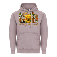 Vintage Zinc With god all things are possible with sunflower Vintage Hoodie - texasbilliewilder