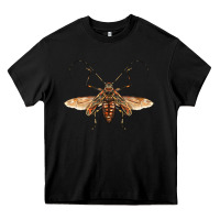 Black acrocinus beetle with wings Heavy Core Tee - LillyAllenDesigns