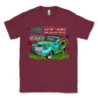 Burgundy american honey Classic Tee - CowhideDigitalArt