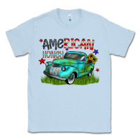 Dusty Blue american honey Classic Tee - CowhideDigitalArt