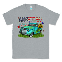 Heather Grey american honey Classic Tee - CowhideDigitalArt