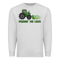 Dove Grey pushin' my luck Premium Sweatshirt - MaliasSmallBusiness