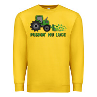 Lemon pushin' my luck Premium Sweatshirt - MaliasSmallBusiness