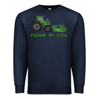 Navy pushin' my luck Premium Sweatshirt - MaliasSmallBusiness