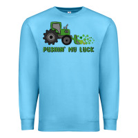 Ocean Blue pushin' my luck Premium Sweatshirt - MaliasSmallBusiness