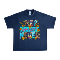 Navy me sarcastic never Urban Heavy Tee - Zillion Design Studio