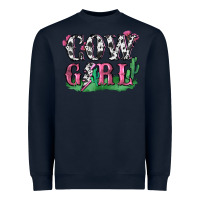 Navy cowgirl lightning bolt Heavyweight Sweatshirt - Zillion Design Studio