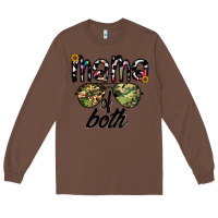 Chestnut mama of both Long Sleeve Tee - CowhideDigitalArt