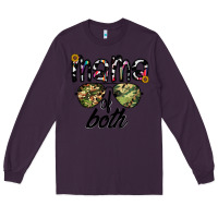 Plum mama of both Long Sleeve Tee - CowhideDigitalArt