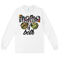 White mama of both Long Sleeve Tee - CowhideDigitalArt