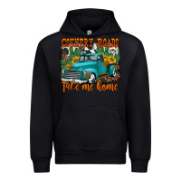 Black country roads take me home old western truck Urban Hoodie - Jasminsmagicworld