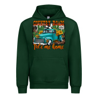 Forest Green country roads take me home old western truck Urban Hoodie - Jasminsmagicworld