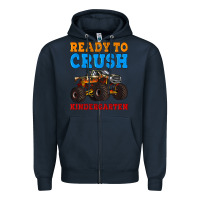 Navy ready to crush kindergarten Zipper Hoodie - Artiststas
