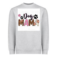 Heather Grey dog mama  texas billie wilder filigran. Heavyweight Sweatshirt - texasbilliewilder