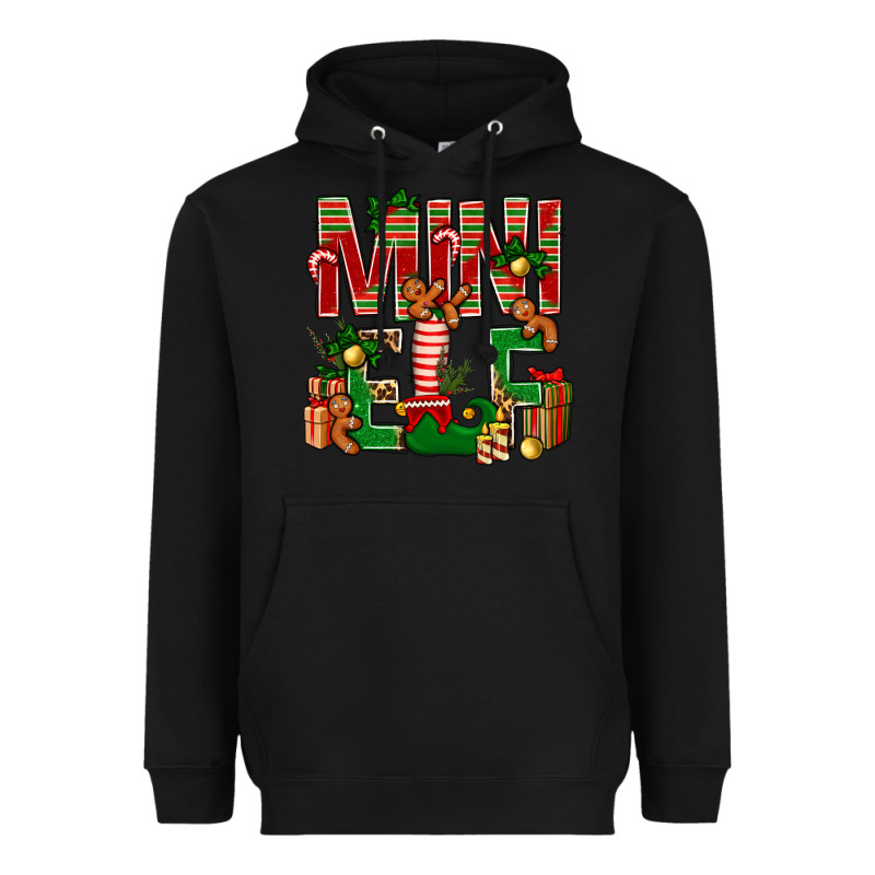 Christmas Mini Elf Heavyweight Hoodie by NancyCooperArtShop | Teevron