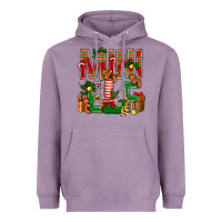 Lavender Christmas mini Elf Heavyweight Hoodie - NancyCooperArtShop