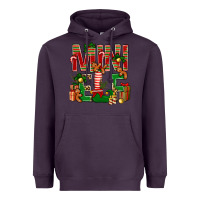 Plum Christmas mini Elf Heavyweight Hoodie - NancyCooperArtShop
