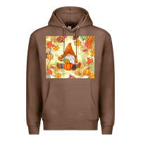 Chestnut fall gnome Premium Hoodie - MaliasSmallBusiness