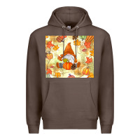 Coffee fall gnome Premium Hoodie - MaliasSmallBusiness