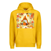 Lemon fall gnome Premium Hoodie - MaliasSmallBusiness