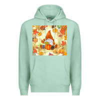 Seafoam fall gnome Premium Hoodie - MaliasSmallBusiness