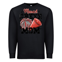 Black mascot cheer mom Premium Sweatshirt - MaliasSmallBusiness