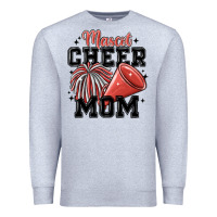 Heather Grey mascot cheer mom Premium Sweatshirt - MaliasSmallBusiness