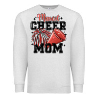 Oatmeal Heather mascot cheer mom Premium Sweatshirt - MaliasSmallBusiness