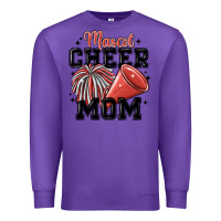 Purple mascot cheer mom Premium Sweatshirt - MaliasSmallBusiness