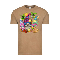 Vintage Coffee beach gnome Vintage Tee - texasbilliewilder