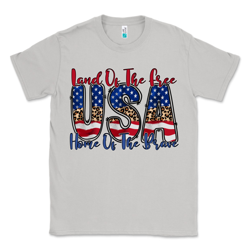 Land Of The Free Usa Classic Tee by RacoonDesign | Teevron